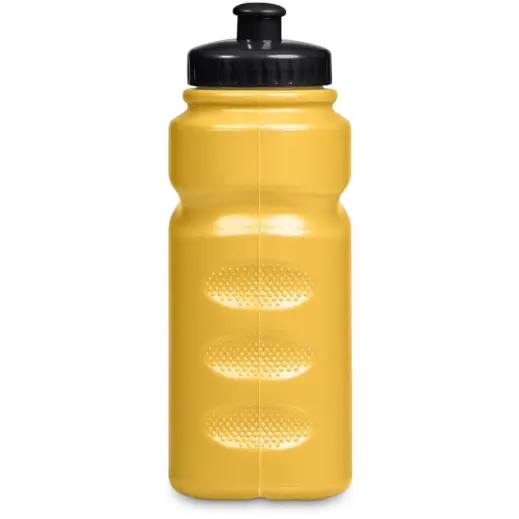 Altitude Fanflare Plastic Water Bottle Black Yellow Grip